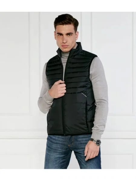 BOSS GREEN Vestă negru