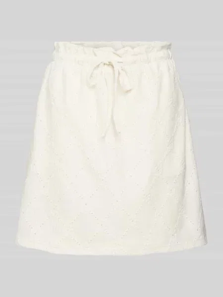 Spódnica mini z tunelem model ‘DELEA’ Vila biała