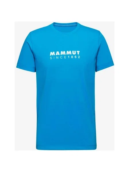 Koszulka z krótkim rękawem Mammut Core Logo świetlisty S niebieski