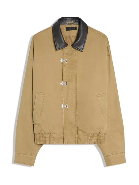 Bershka Geacă de primăvară-toamnă cămilă / închis maro