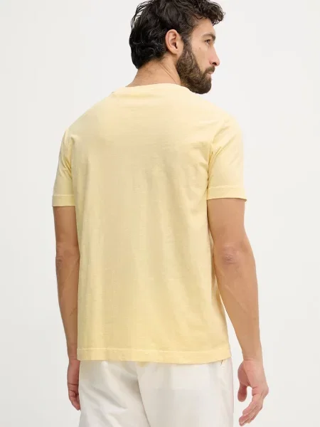 Gant t-shirt basic żółty
