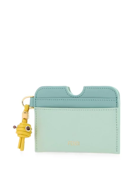 Portofel Fendi din piele verde