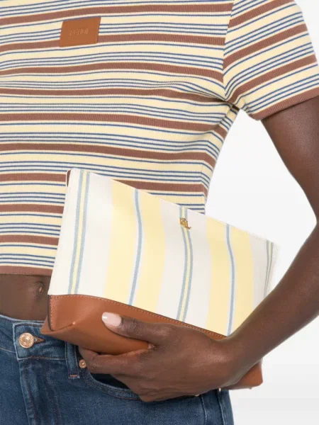 Geantă plic Lauren Ralph Lauren din piele
