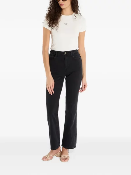 Μπλούζα Guess Jeans με κέντημα λευκό