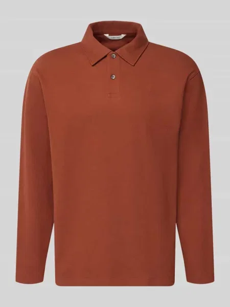 Koszulka polo o kroju relaxed fit z mieszanka bawełny model AIDEN' Selected Homme