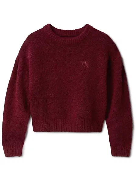 Sveter Calvin Klein Jeans hnedá