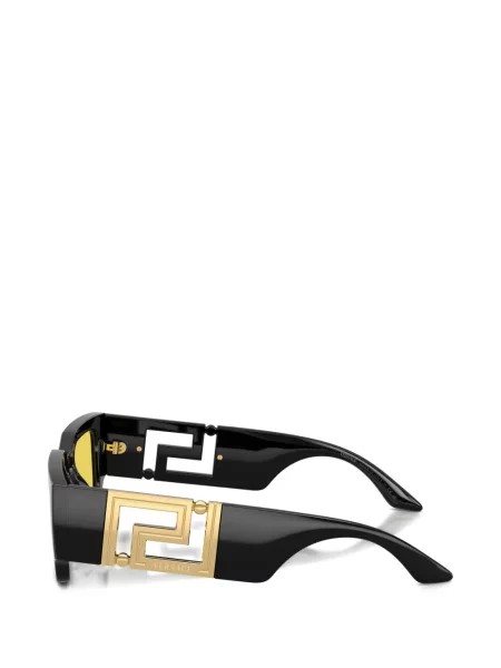 Правоъгълни слънчеви очила Versace Eyewear черно