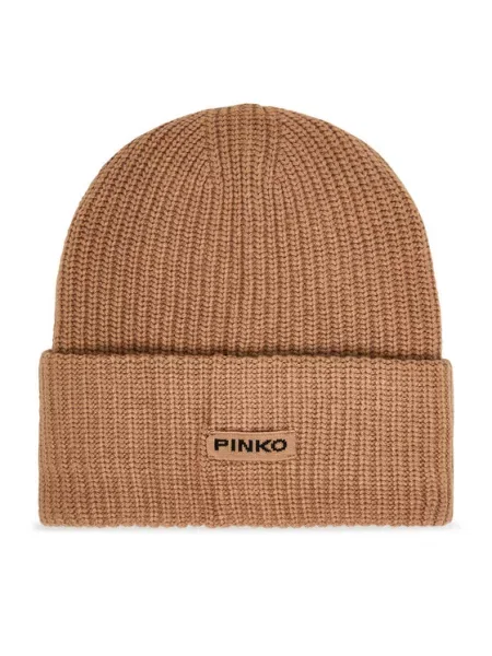 Шапка Pinko коричнева