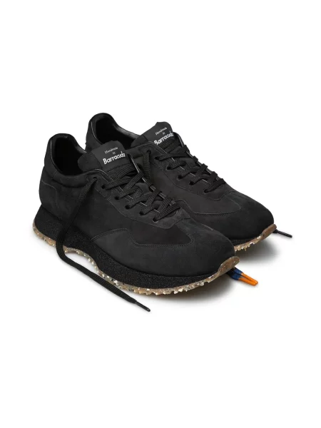 Sneakersy Barracuda zamszowe czarne