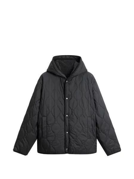 Matlasat geacă Woolrich negru
