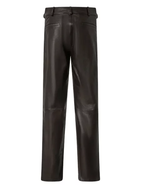 Pantaloni Pinko din piele maro