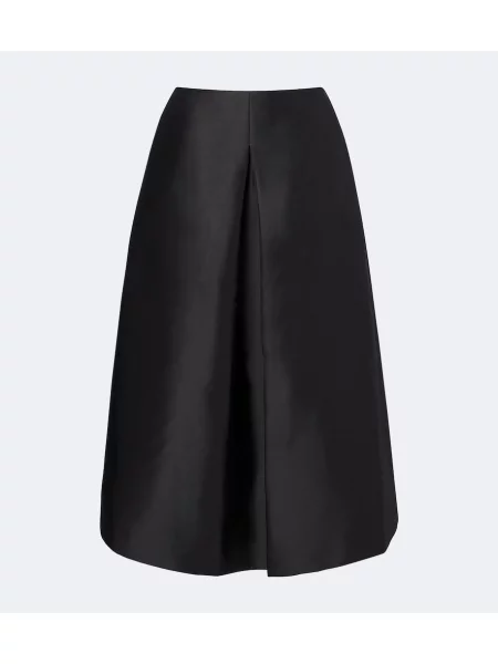 Fustă midi Simkhai din satin negru