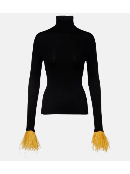 Heláncă La Doublej de mătase negru