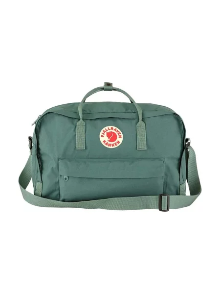 Чанта Fjallraven Kanken Weekender голям с изчистен дизайн зелено