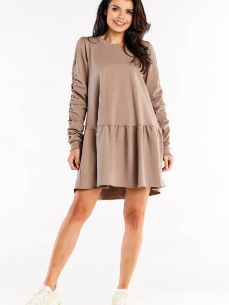 Sukienka Infinite You brązowa