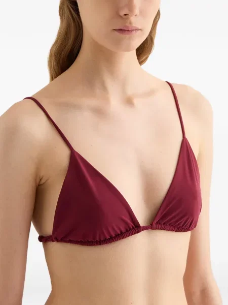 Bikini Jil Sander din jerseu roșu
