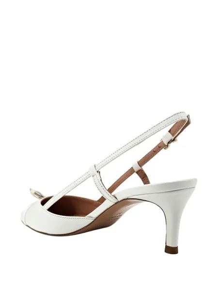 Pantofi cu toc Madison.maison slingback alb
