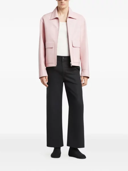 Geanta de piele Courreges roz