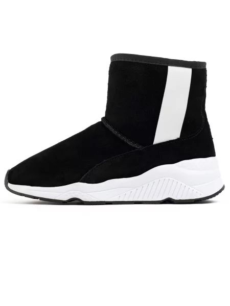 Gooce Škornji za v sneg Speedy črna bela