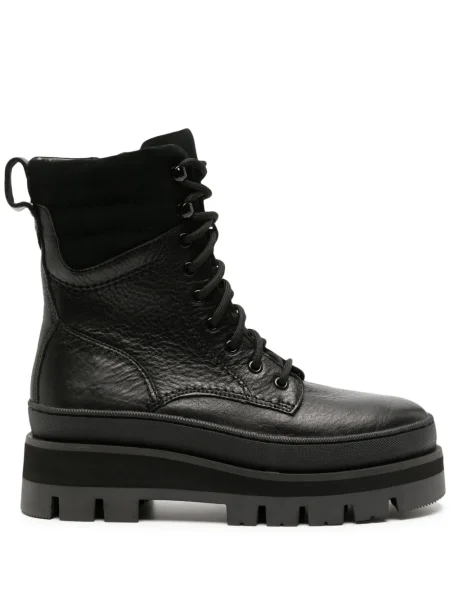 Botine Clarks cu șireturi din piele negru
