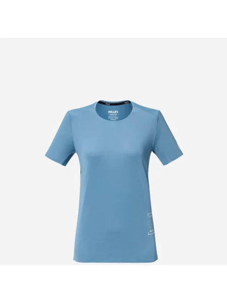 Koszulka do biegania Millet Intense Pro Light Ts Ss W active fit niebieska