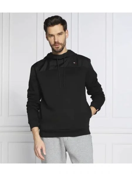 Tommy Sport Hanorac SEASONAL HOODY negru