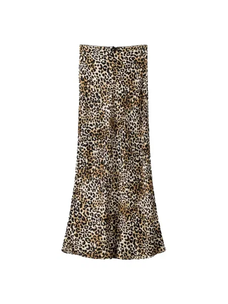 Bershka Krilo bež / temno rjava črna