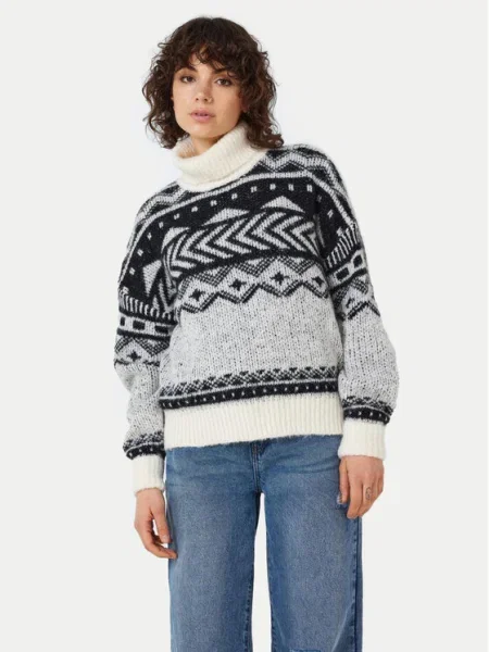 Noisy May Bluză cu gât Share bej