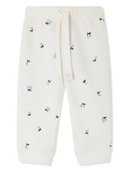 Legginsy dziecięce Bonpoint białe