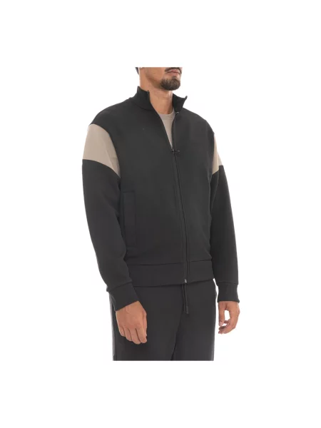 Bluza rozpinana Boss czarna