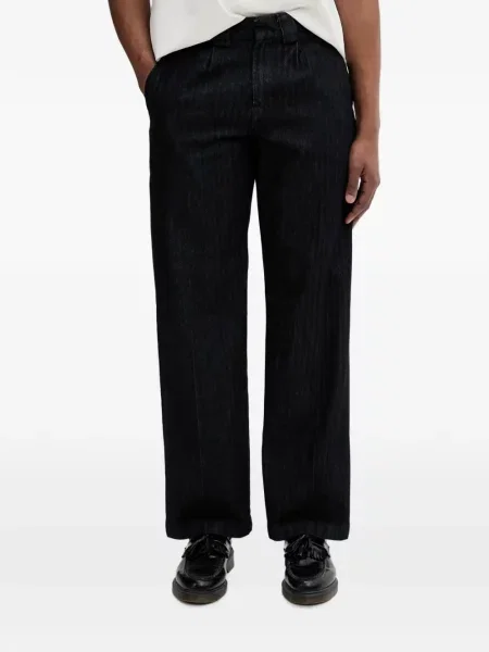 Blugi Dickies cu model herringbone albastru