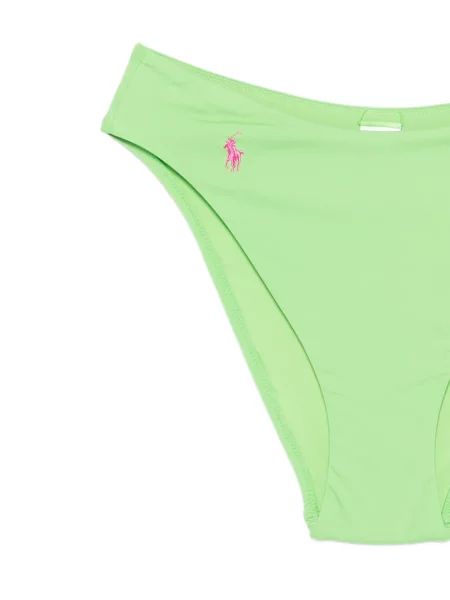 Bikini Polo Ralph Lauren cu dungi cu broderie albastru