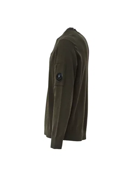 Sweter C.p. Company wełniany zielony