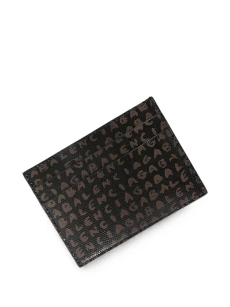 Portofel Balenciaga cu imagine maro