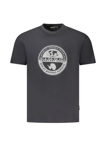 Tricou Napapijri cu imagine gri