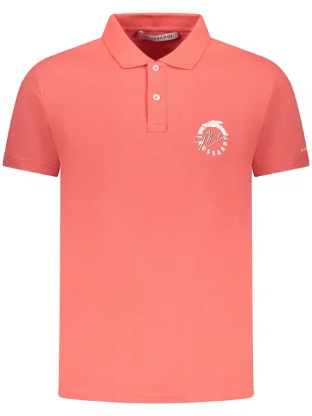 Polo Trussardi cu mâneci scurte roz