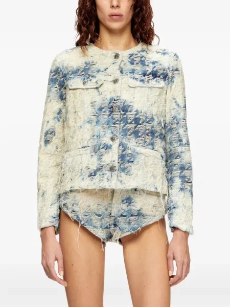 Geacă de blugi Diesel alb