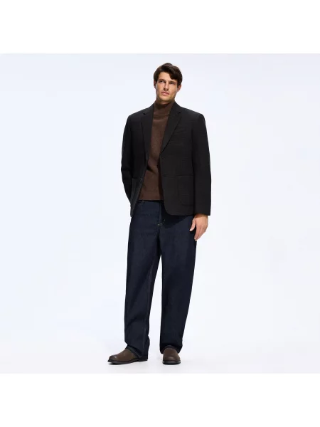 Reserved Selvedge barrel leg farmer tengerészkék