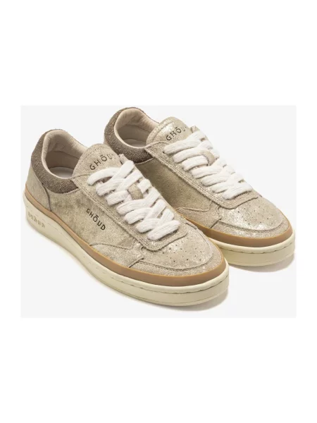 Sneakersy Ghoud zamszowe beżowe