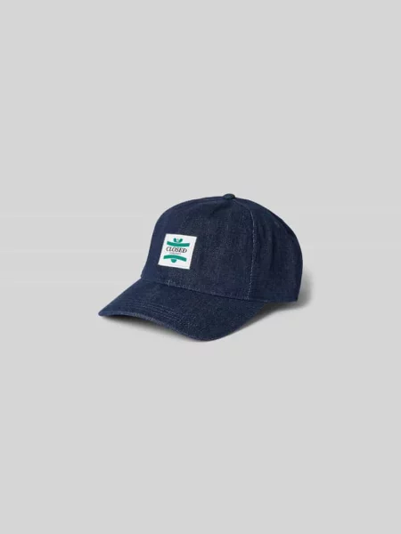 Czapka z daszkiem w stylistyce denimu Closed niebieska