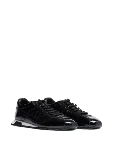 Top Ash din piele negru