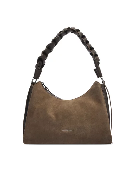 Rucsac Coccinelle din piele verde