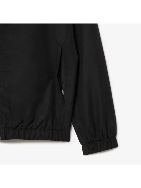 Lacoste Komplet Dresowy Z Tafty W Romby czarny