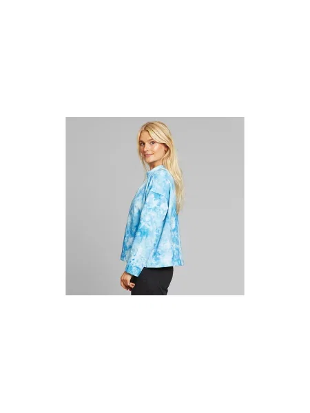Dedicated Loose Sweatshirt Lerdala Tie Dye Blue Kobiety Bluzy i bluzy z kapturem Dedicated Niebieski Size: M biała