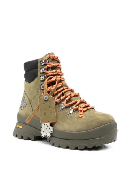 Botine Off-white cu autograf alb