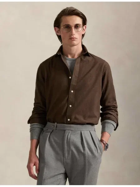 POLO RALPH LAUREN Cămașă | Custom fit maro