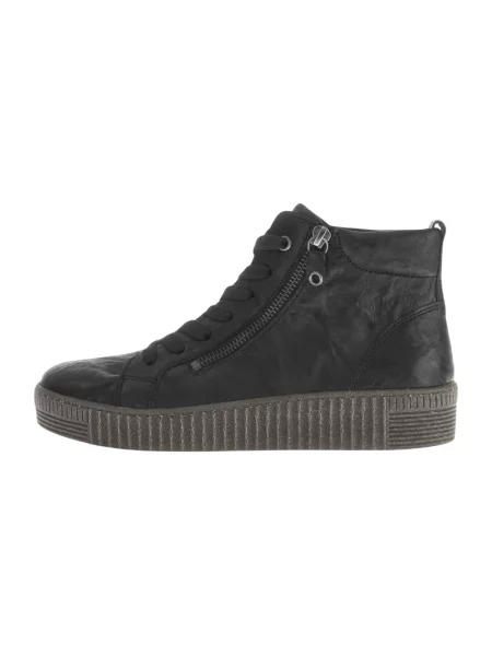 Sneakersy Gabor sznurowane koronkowe czarne