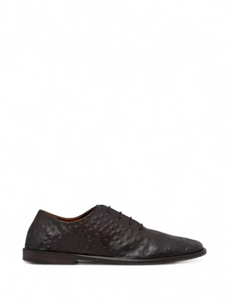 Pantofi derby Marsell din piele maro