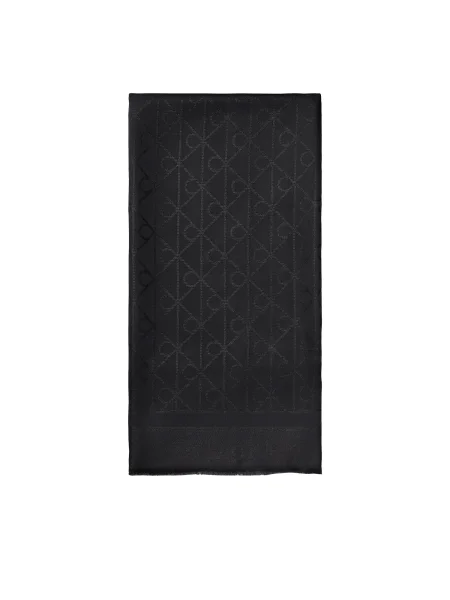 Calvin Klein Fular / argintiu negru