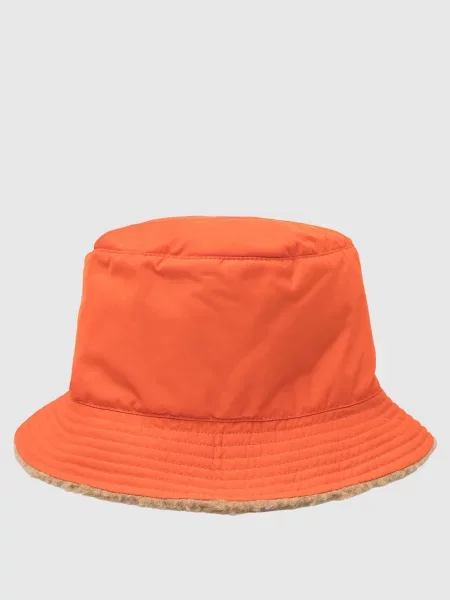 Шерстяная двусторонняя шляпа Meteo By Yves Salomon оранжевая